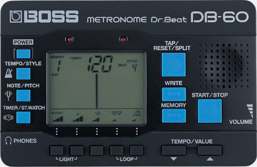Boss DB-60 Dr. Beat Metronome w/Patterns | Zoso Music Sdn Bhd