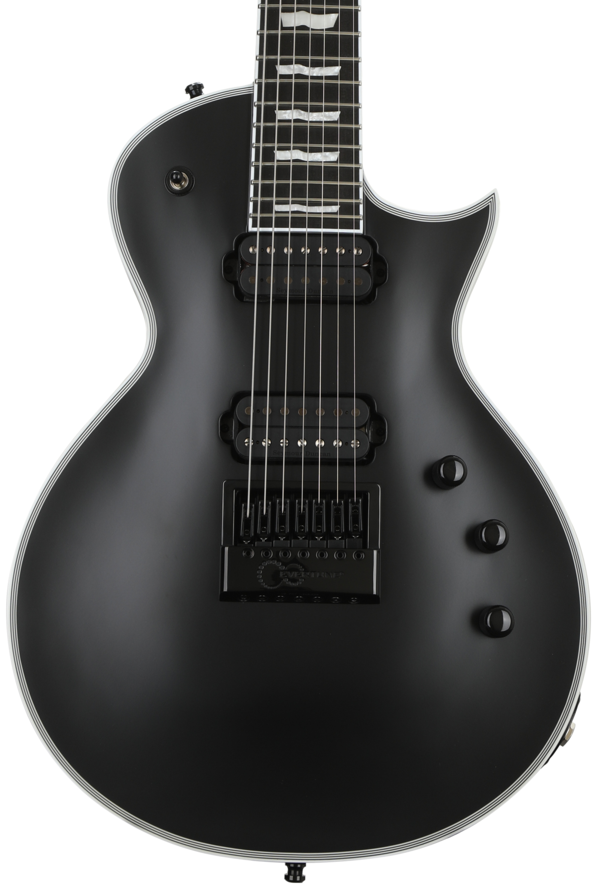 ESP E-II Eclipse-7 Evertune - Black Satin [Made in Japan]