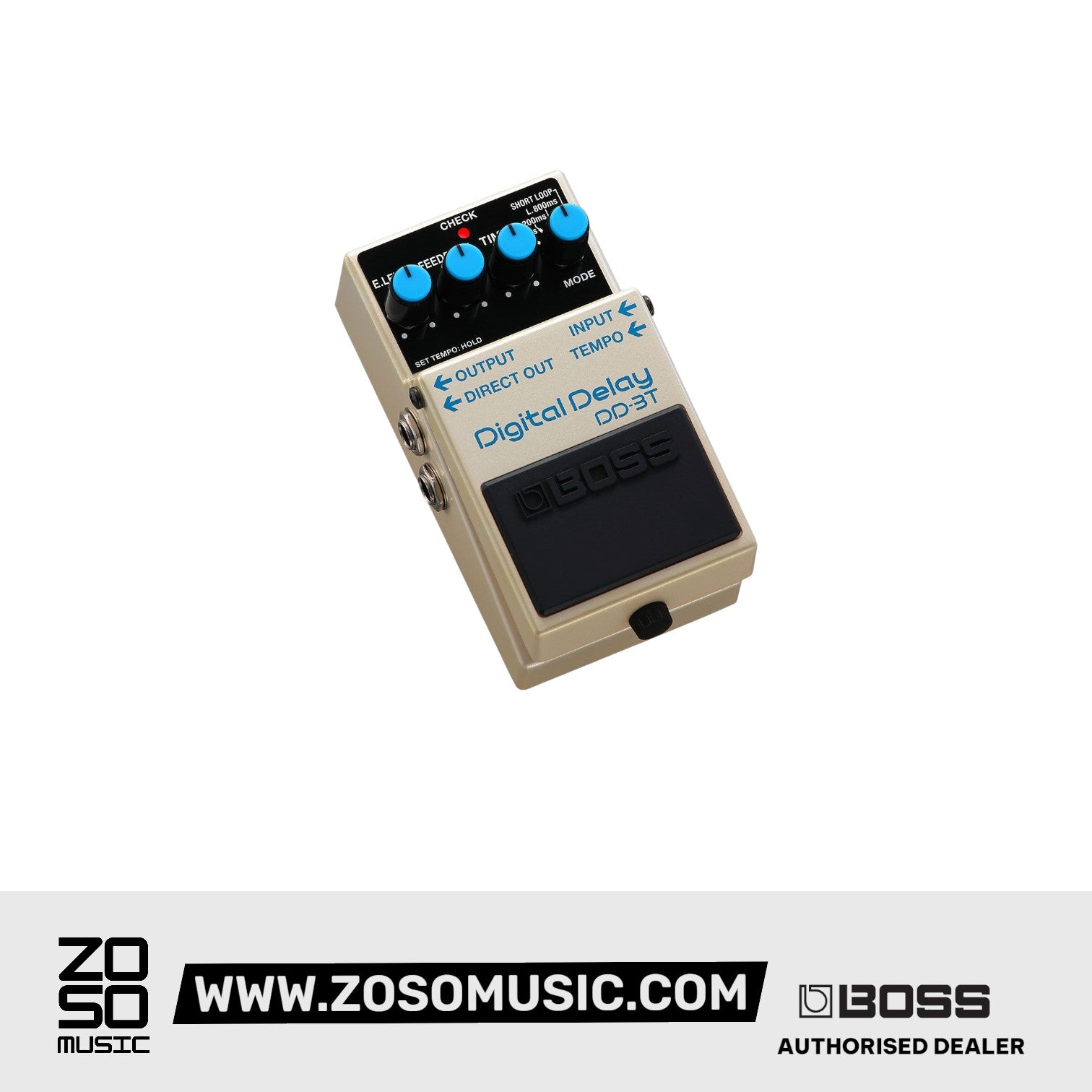 BOSS DD-3T DIGITAL DELAY PEDAL (DD3T) | BOSS , Zoso Music