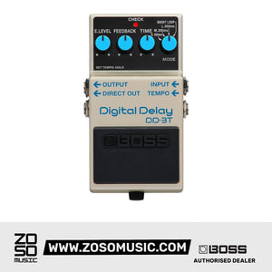 BOSS DD-3T DIGITAL DELAY PEDAL (DD3T) | BOSS , Zoso Music