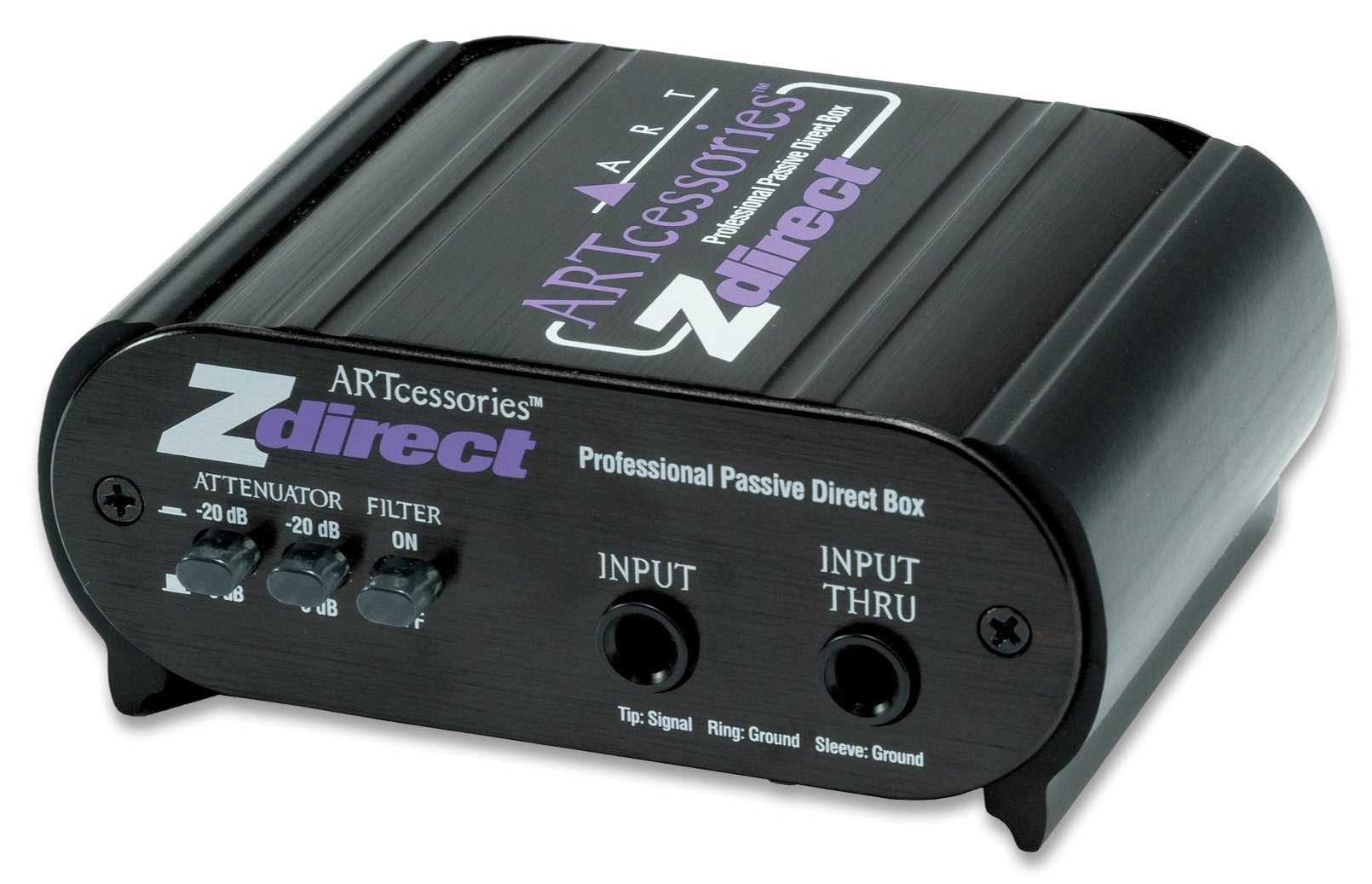 ART ZDirect 1-channel Passive Instrument DI Box For Active Instruments