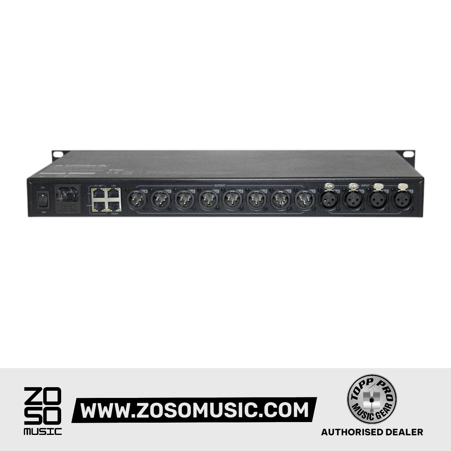 Topp Pro DLM-408 Plus 4 In 8 Out Digital Speaker Management System |  TOPP PRO |  AUDIO PROCESSOR |  Zoso Music