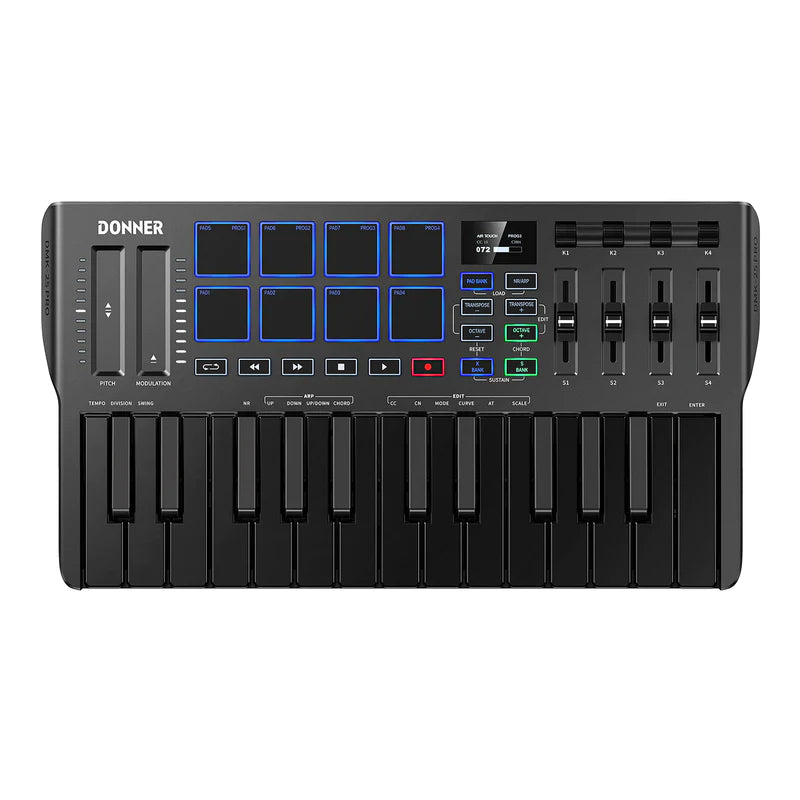 Donner DMK-25 PRO MIDI Keyboard Controller | Zoso Music Sdn Bhd