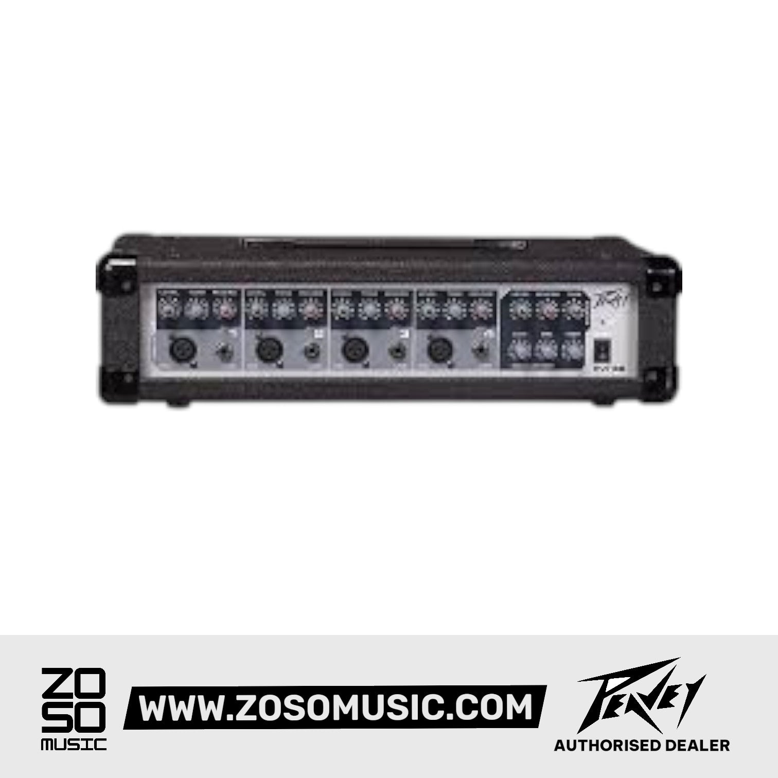 Peavey PVi 4B - 4 Channel 100-Watt Powered Mixer |  PEAVEY |  MIXER-POWERED |  Zoso Music