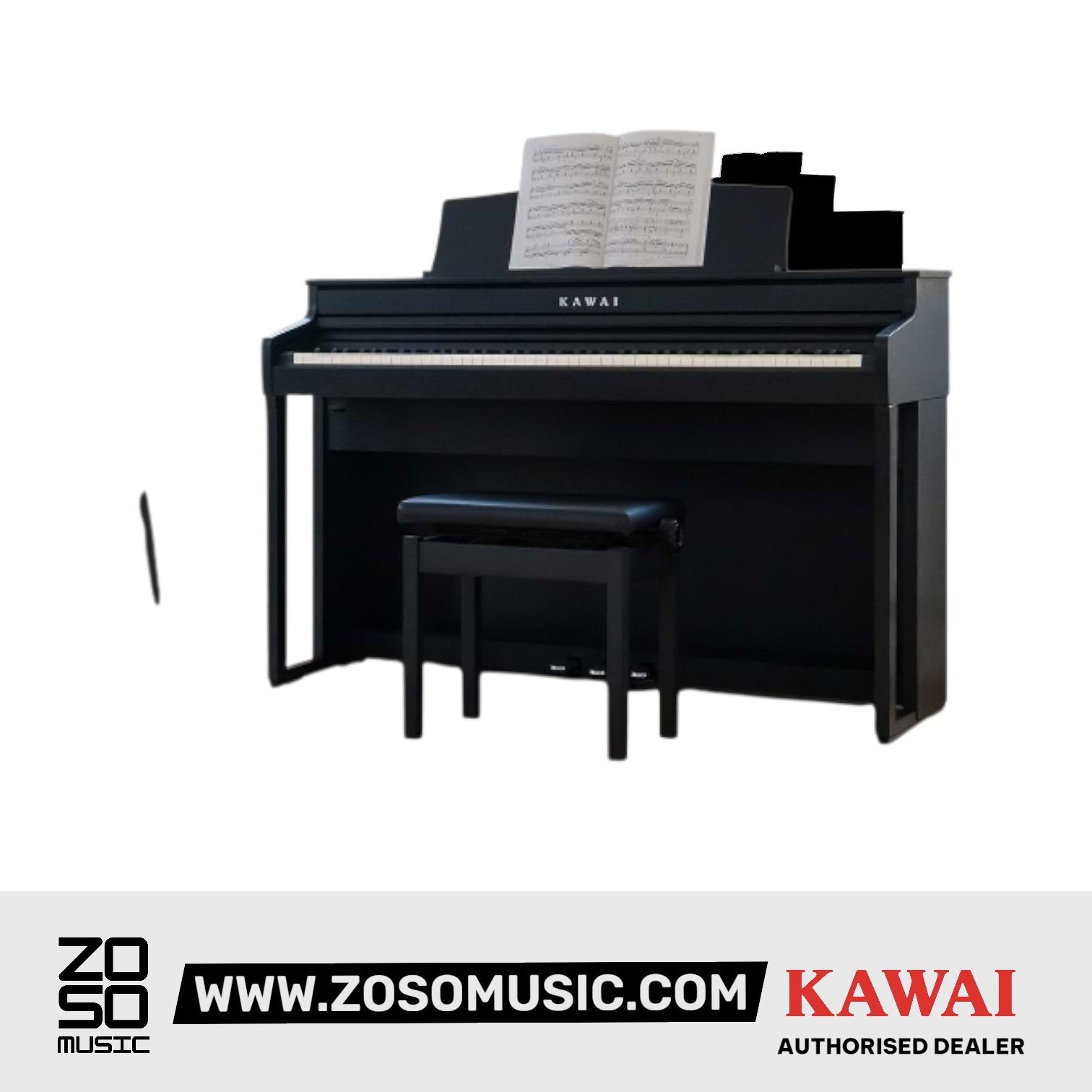 Kawai CA401 88-key Digital Piano - Premium Satin White |  KAWAI |  PIANO-DIGITAL |  Zoso Music