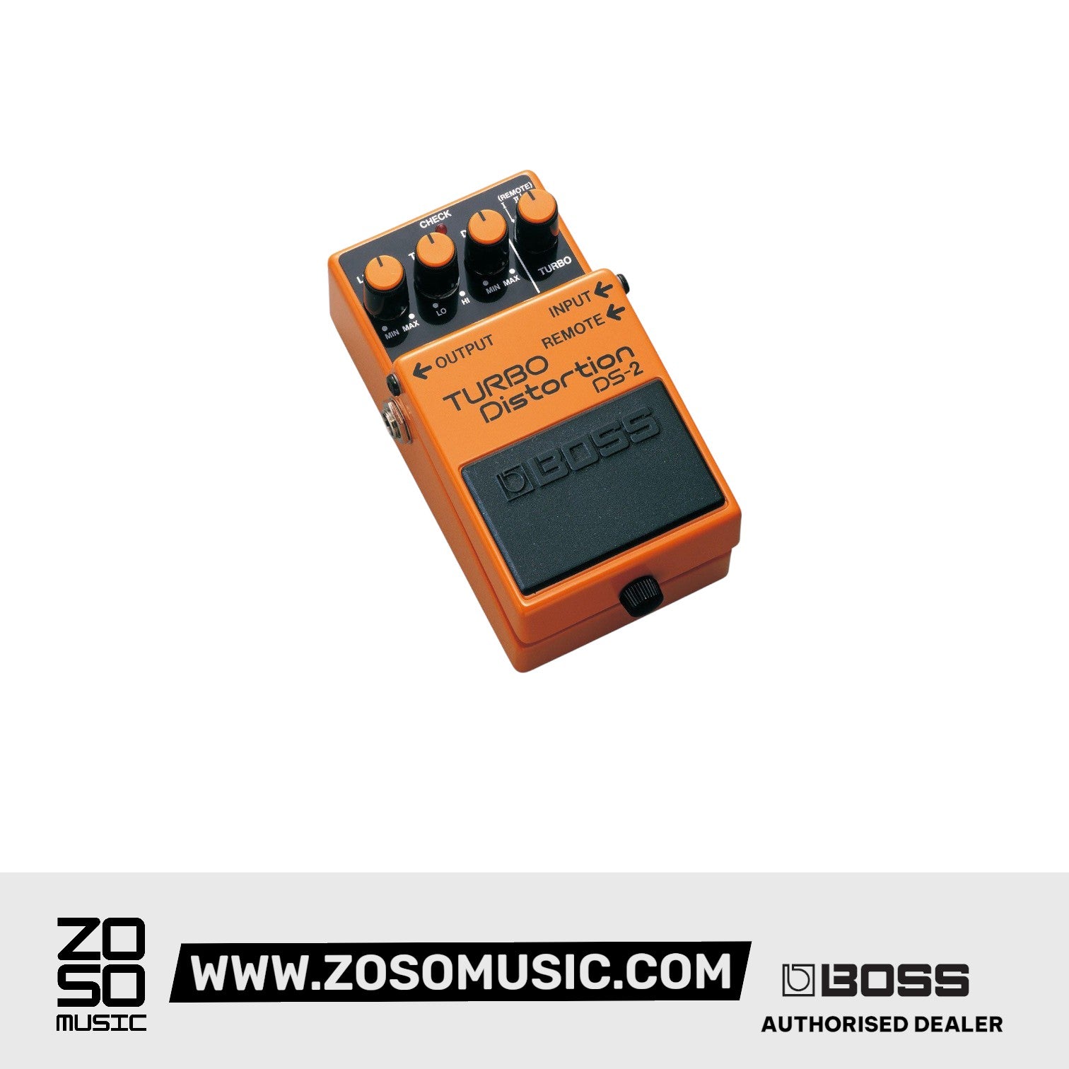 Boss DS-2 Turbo Distortion Guitar Pedal – Zoso Music