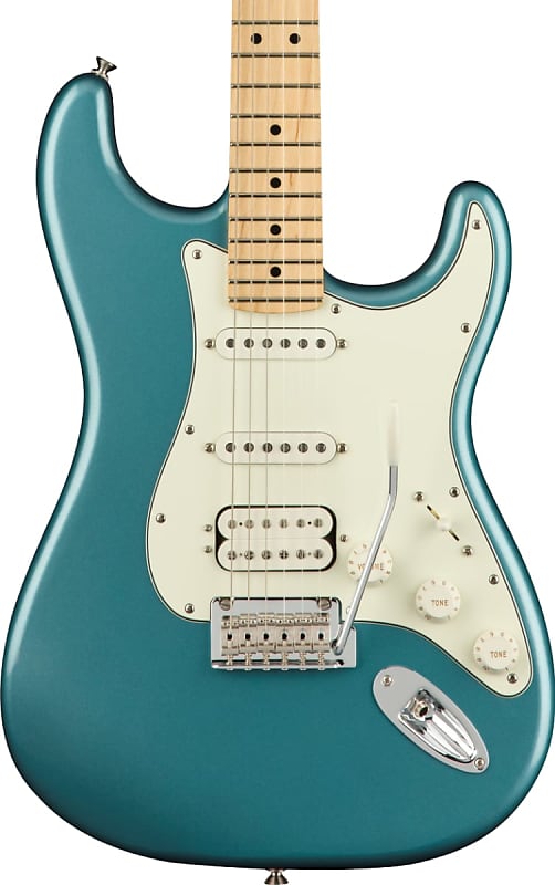 Fender Player HSS Stratocaster Electric Guitar, Maple FB, Tidepool