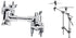 DW SM776 Dogbone V to V Ratcheting Clamp |  DW |  CLAMPING MOUNT |  Zoso Music