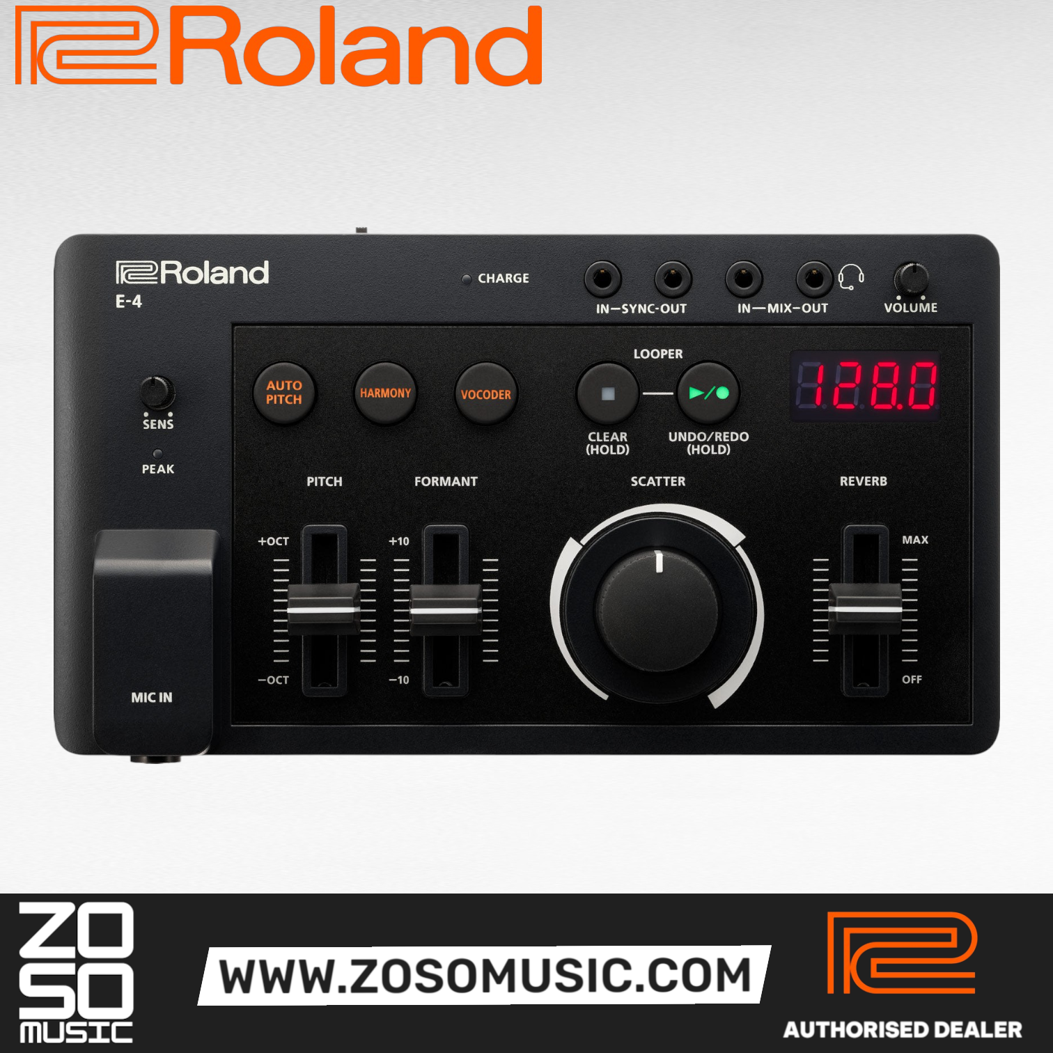 Roland Aira Compact E-4 Voice Tweaker |  ROLAND |  VOICE TWEAKER |  Zoso Music
