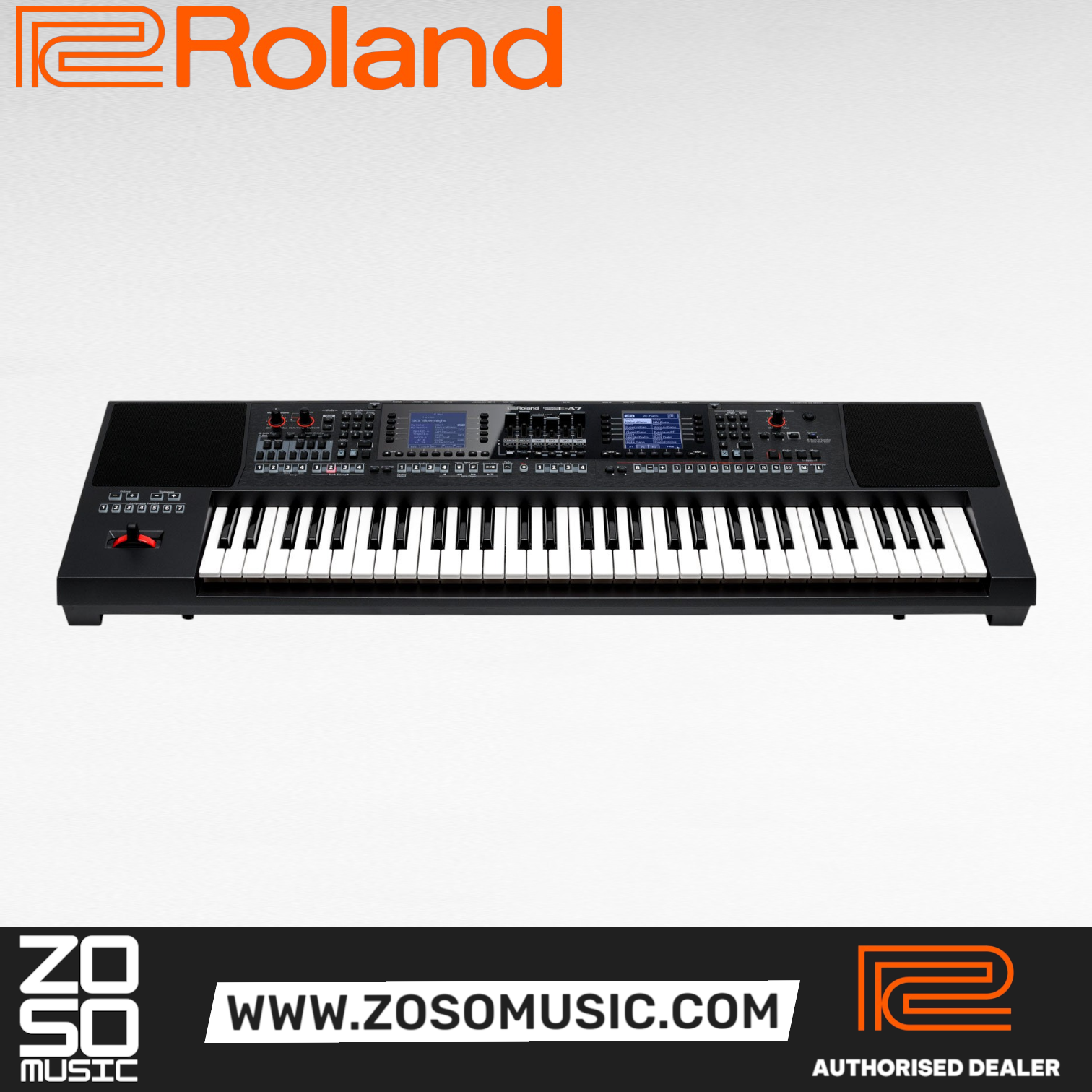Roland E-A7 61-Keys Expandable Arranger |  ROLAND |  KEYBOARD-ARRANGER |  Zoso Music
