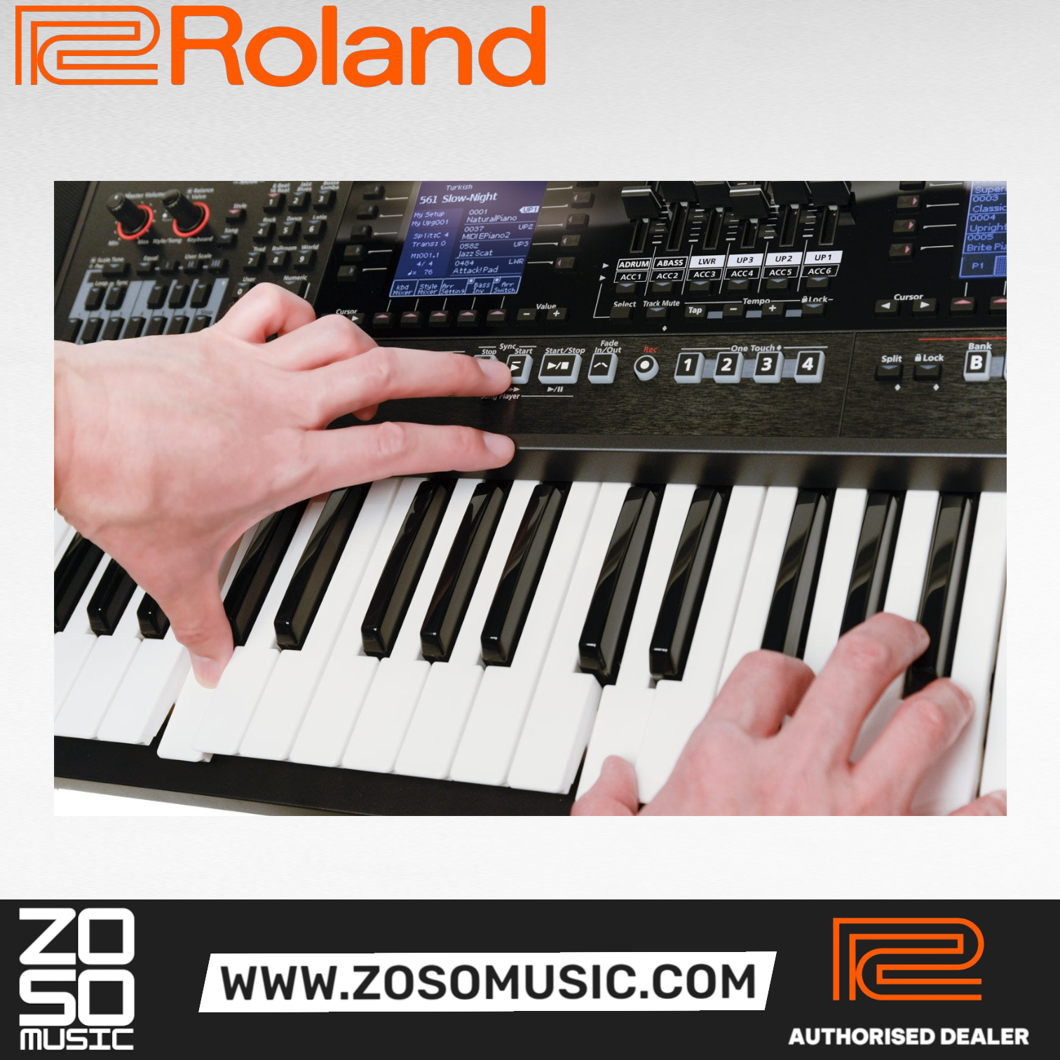 Roland E-A7 61-Keys Expandable Arranger |  ROLAND |  KEYBOARD-ARRANGER |  Zoso Music