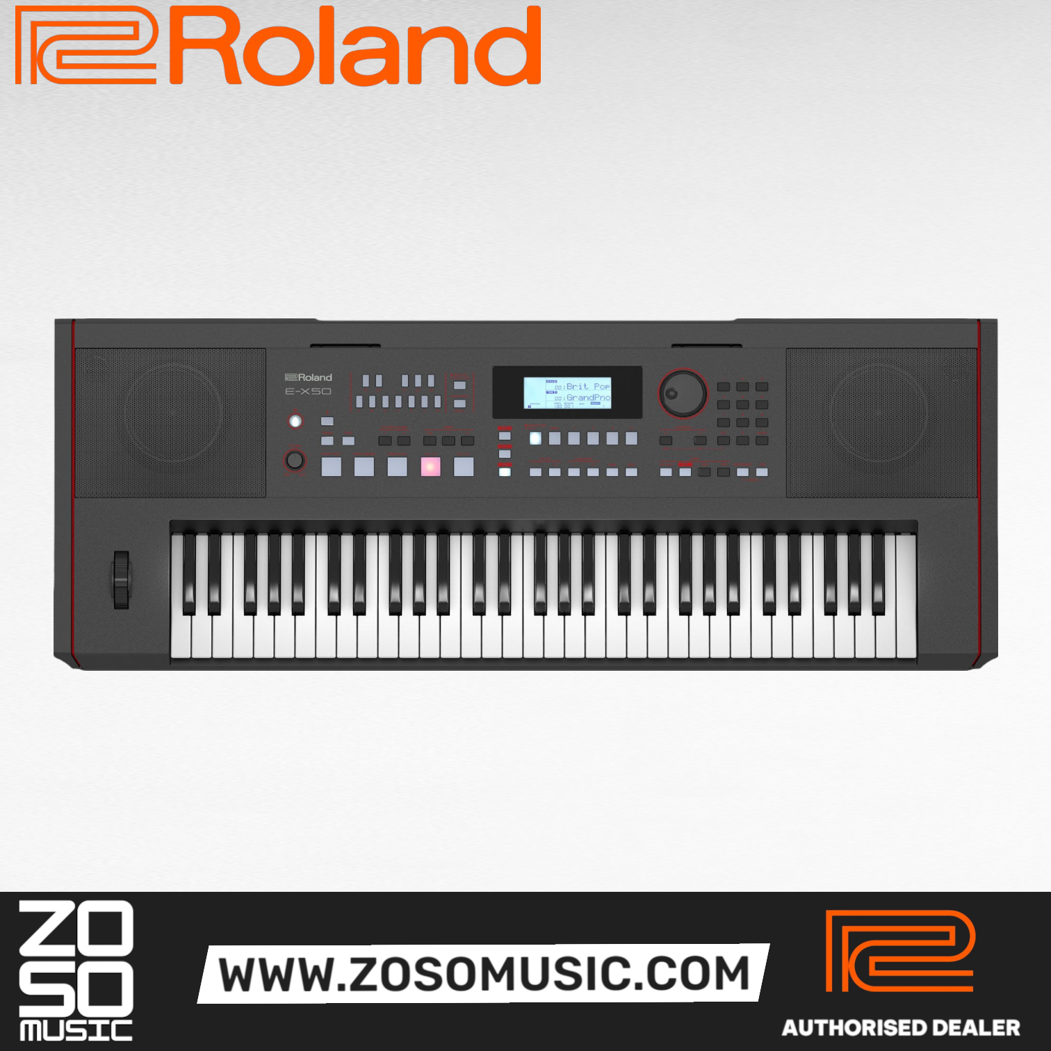 Roland E-X50 61-Key Arranger Keyboard |  ROLAND |  KEYBOARD-ARRANGER |  Zoso Music