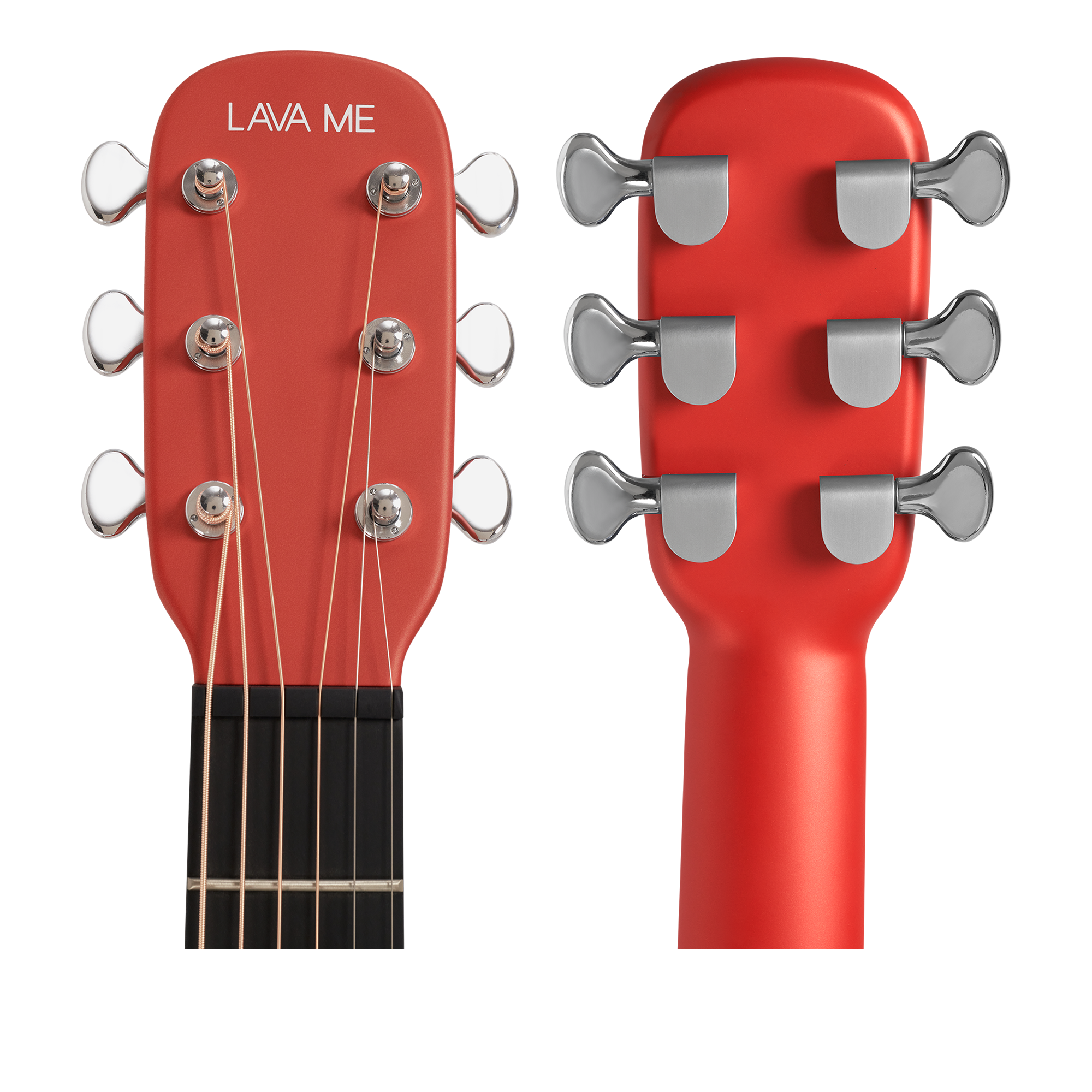 Lava Me 3 36inch Carbon Fiber Smart Guitar with Ideal Bag - Red