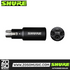 Zoso Music Shure MVX2U Gen 2 black XLR to USB digital audio interface showing side and rear connection ports