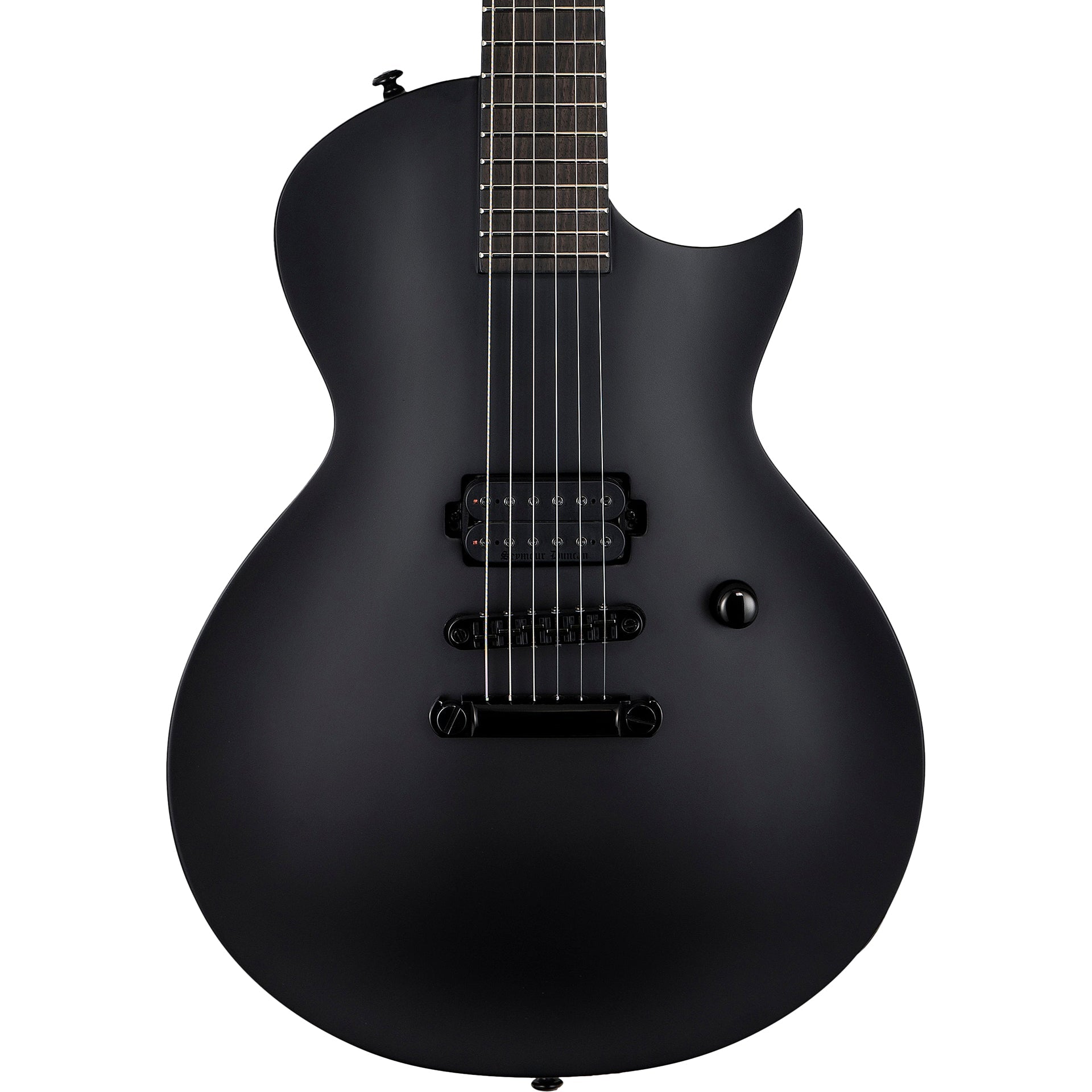 Esp LTD Ec-black Metal Electric Guitar- Black Satin (Ecbkmblks)