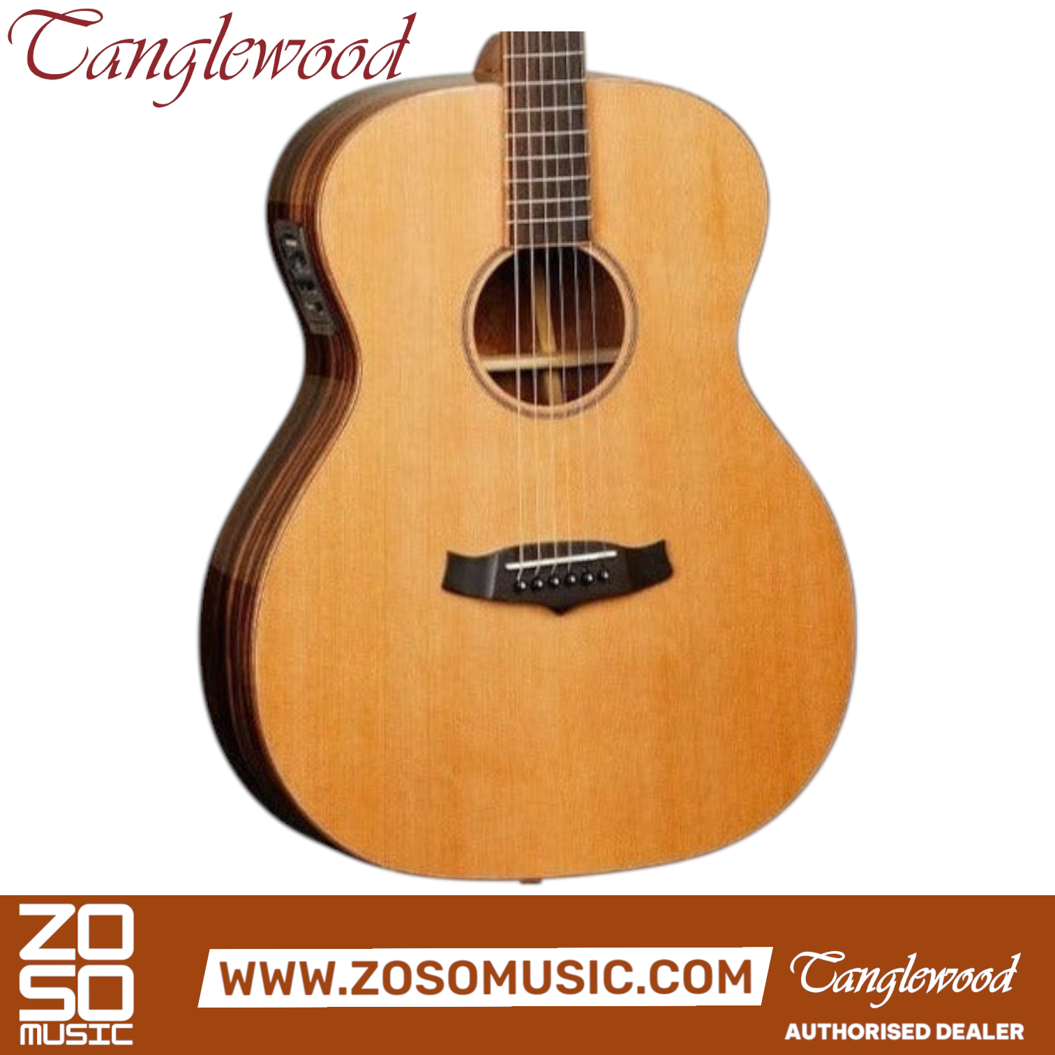 Tanglewood TJ3 E Java Series Orchestra Acoustic-Electric Guitar | Zoso Music Sdn Bhd