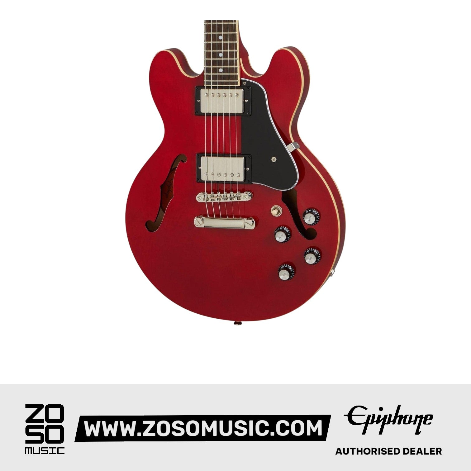 Epiphone IGES339CHNH1 ES-339 Electric Guitar - Cherry ( FREE Gator GBE-ELECT Gig Bag ) |  EPIPHONE |  ELECTRIC GUITAR |  Zoso Music