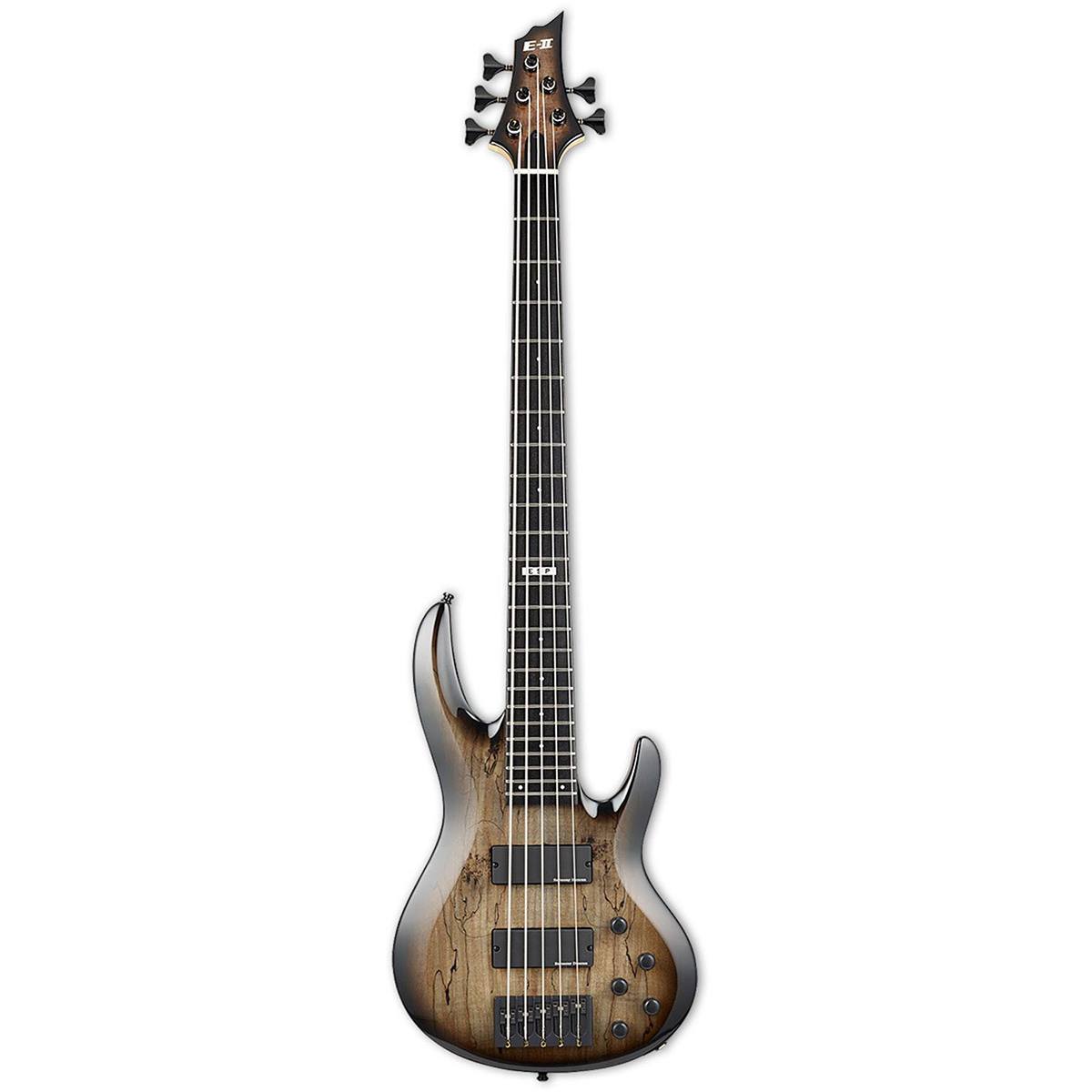 ESP E-II BTL-5 Bass Guitar - Black Natural Burst [Made in Japan]