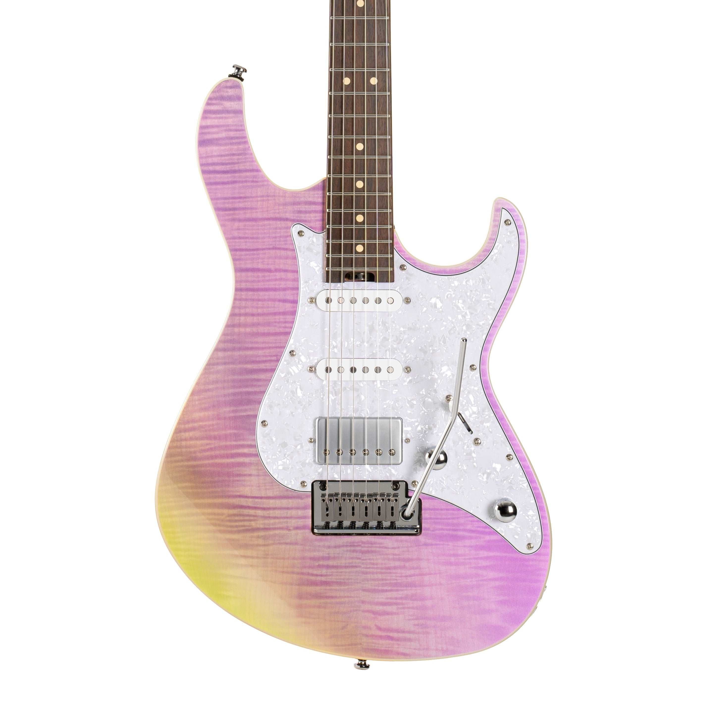 Cort G-280 Select Electric Guitar with Bag - Trans Chameleon Purple