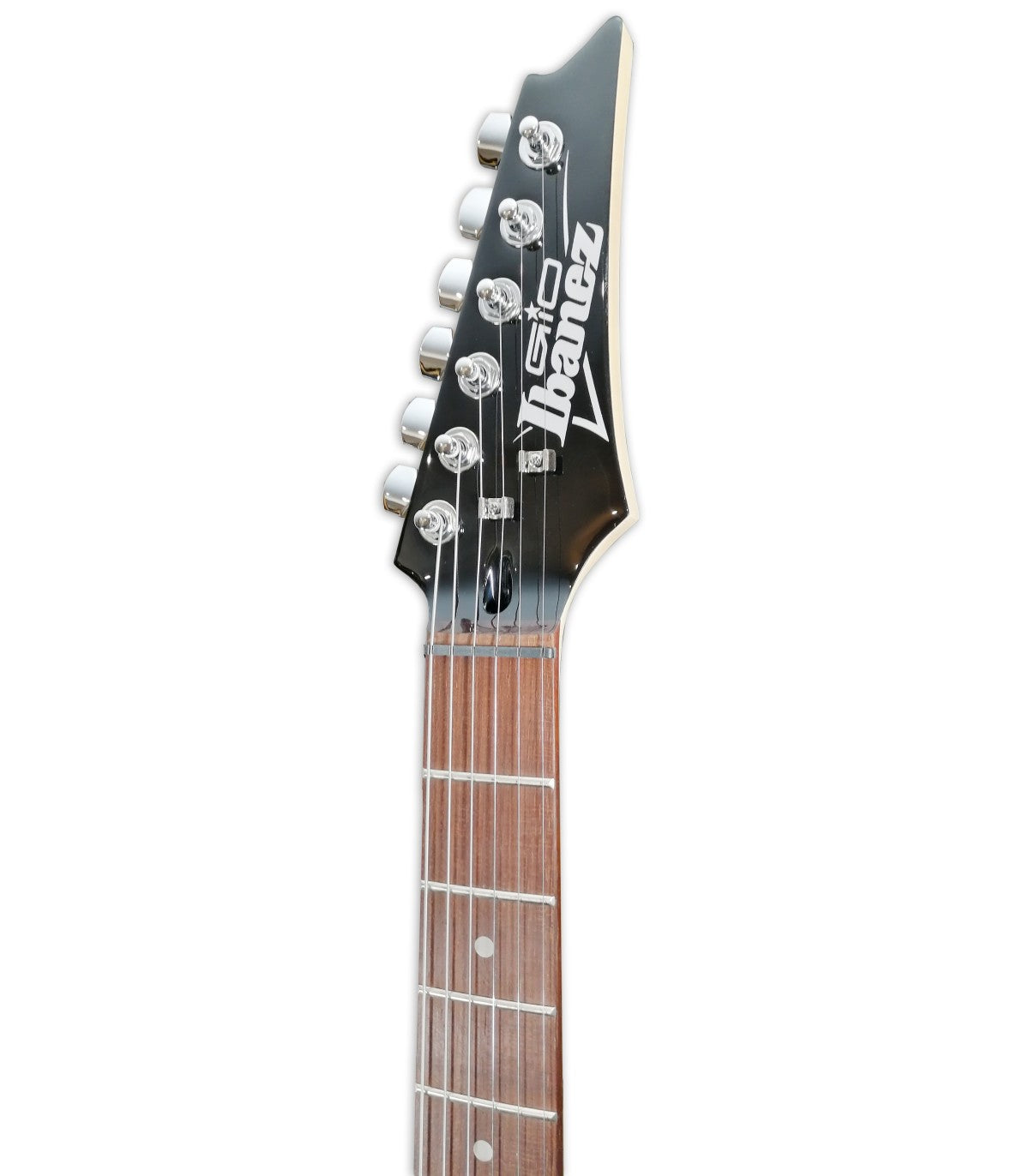 Ibanez Gio GRX70QA Humbucker Electric Guitar with HSH Pickup - Transparent Blue Burst |  IBANEZ |  ELECTRIC GUITAR |  Zoso Music