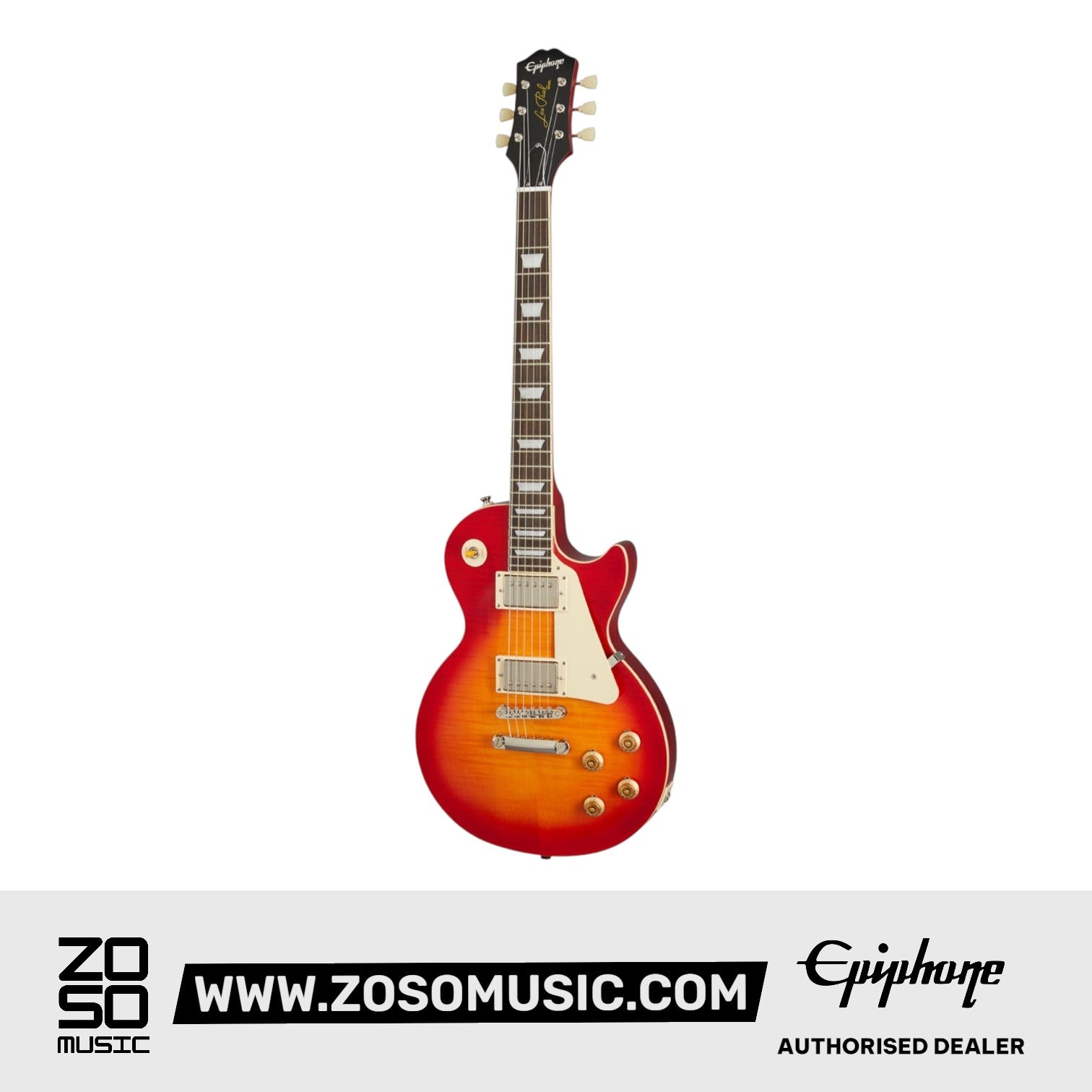 Epiphone ENL59ADCNH1 1959 Les Paul Standard Electric Guitar - Aged Dark Cherry Burst |  EPIPHONE |  ELECTRIC GUITAR |  Zoso Music
