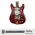 Epiphone EOCCCHNH1 Crestwood Custom Solidbody Electric Guitar (Tremotone) Cherry |  EPIPHONE |  ELECTRIC GUITAR |  Zoso Music