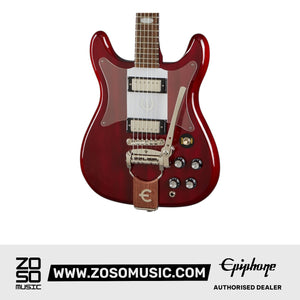 Epiphone EOCCCHNH1 Crestwood Custom Solidbody Electric Guitar (Tremotone) Cherry |  EPIPHONE |  ELECTRIC GUITAR |  Zoso Music