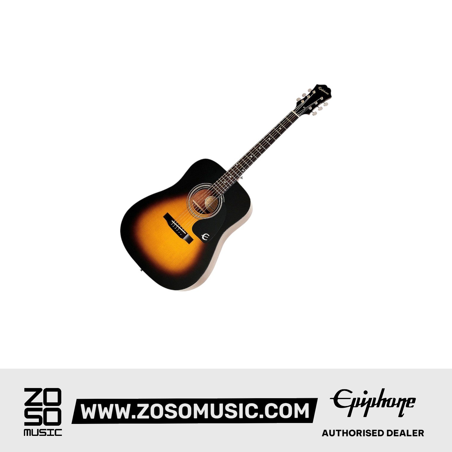 EPIPHONE DR-100 ACOUSTIC GUITAR, VINTAGE SUNBURST | EPIPHONE , Zoso Music