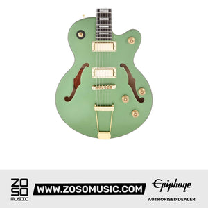 Epiphone ETUEEGMGH1 Uptown Kat ES Semi-hollowbody Electric Guitar - Emerald Green Metallic |  EPIPHONE |  ELECTRIC GUITAR |  Zoso Music