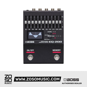 Boss EQ-200 Graphic Equalizer Pedal | Zoso Music Sdn Bhd