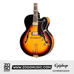 Epiphone Broadway Hollowbody Electric Guitar - Vintage Sunburst | Zoso Music Sdn Bhd