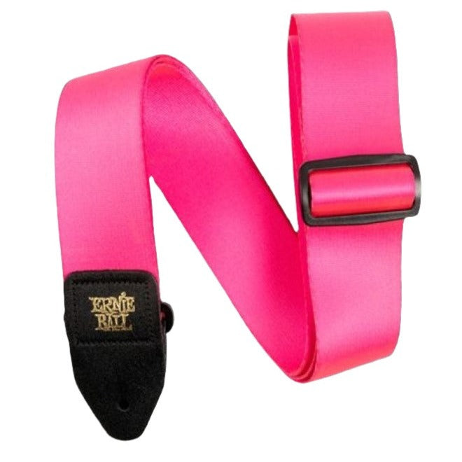 Ernie Ball Guitar Strap Premium, Neon Pink | Zoso Music Sdn Bhd