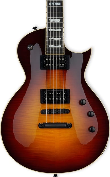 ESP E-II Eclipse Full Thickness with Hardshell Case - Tobacco Sunburst [Made in Japan]