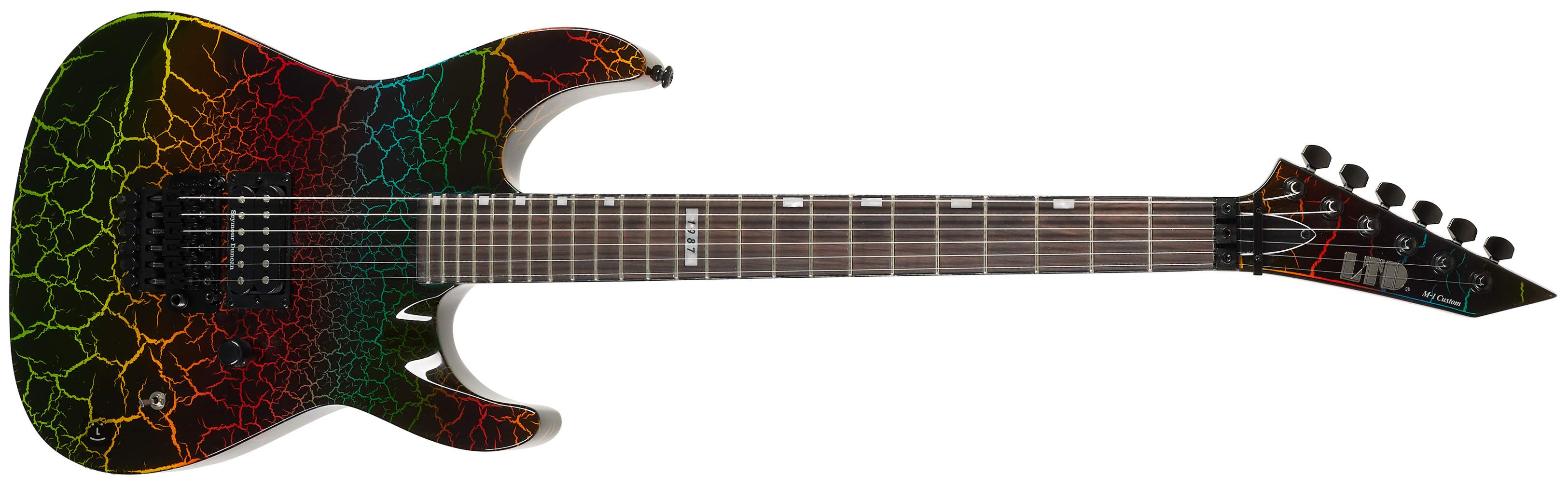 ESP LTD M-1 Custom '87 FR - Rainbow Crackle Zoso Music
