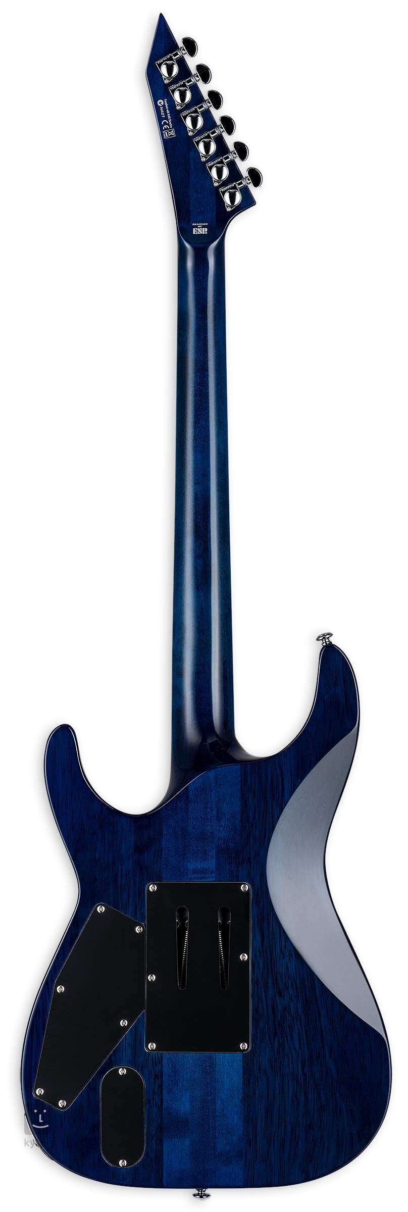 ESP LTD MH-1000 QM Electric Guitar - Black Ocean Zoso Music 