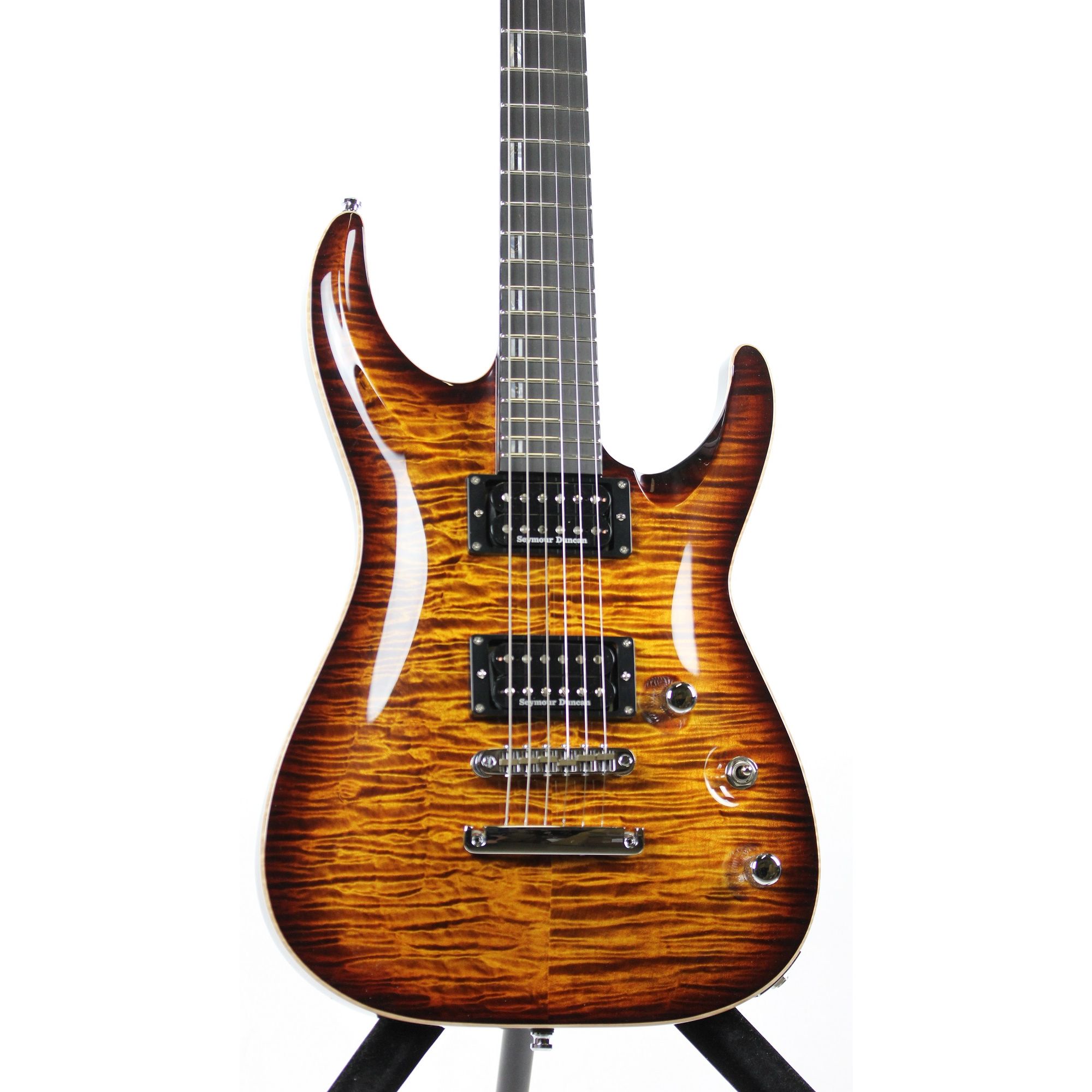 ESP Horizon-CTM NT/FM - Antique Brown Sunburst with Brown Pearl Black (HORIZONCTMNTFM)