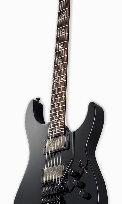 ESP Kirk Hammett Signature KH-2 Neck Thru - Black [Made in Japan]