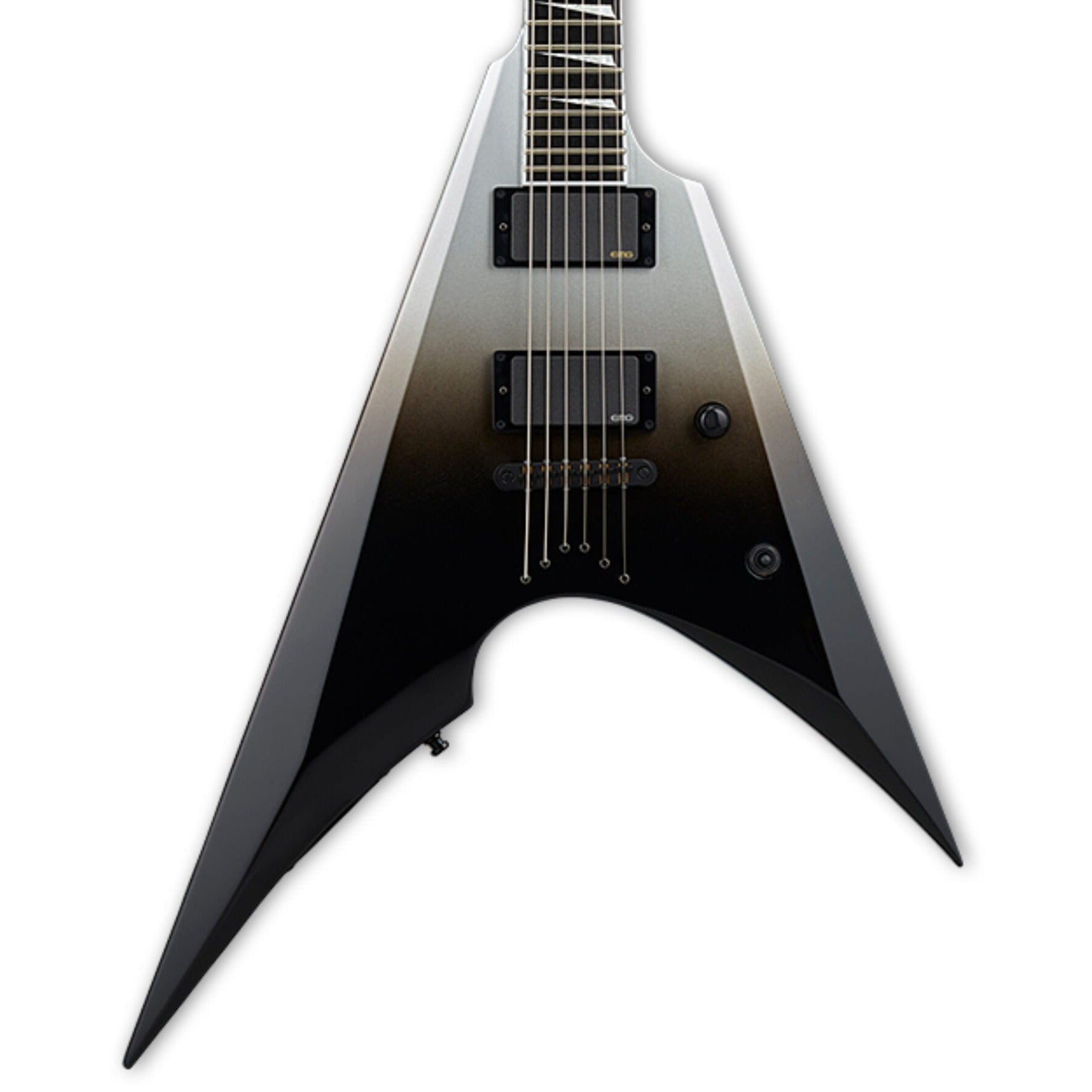 ESP Japan E-II Arrow - Black Silver Fade [MIJ] | Zoso Music Sdn Bhd
