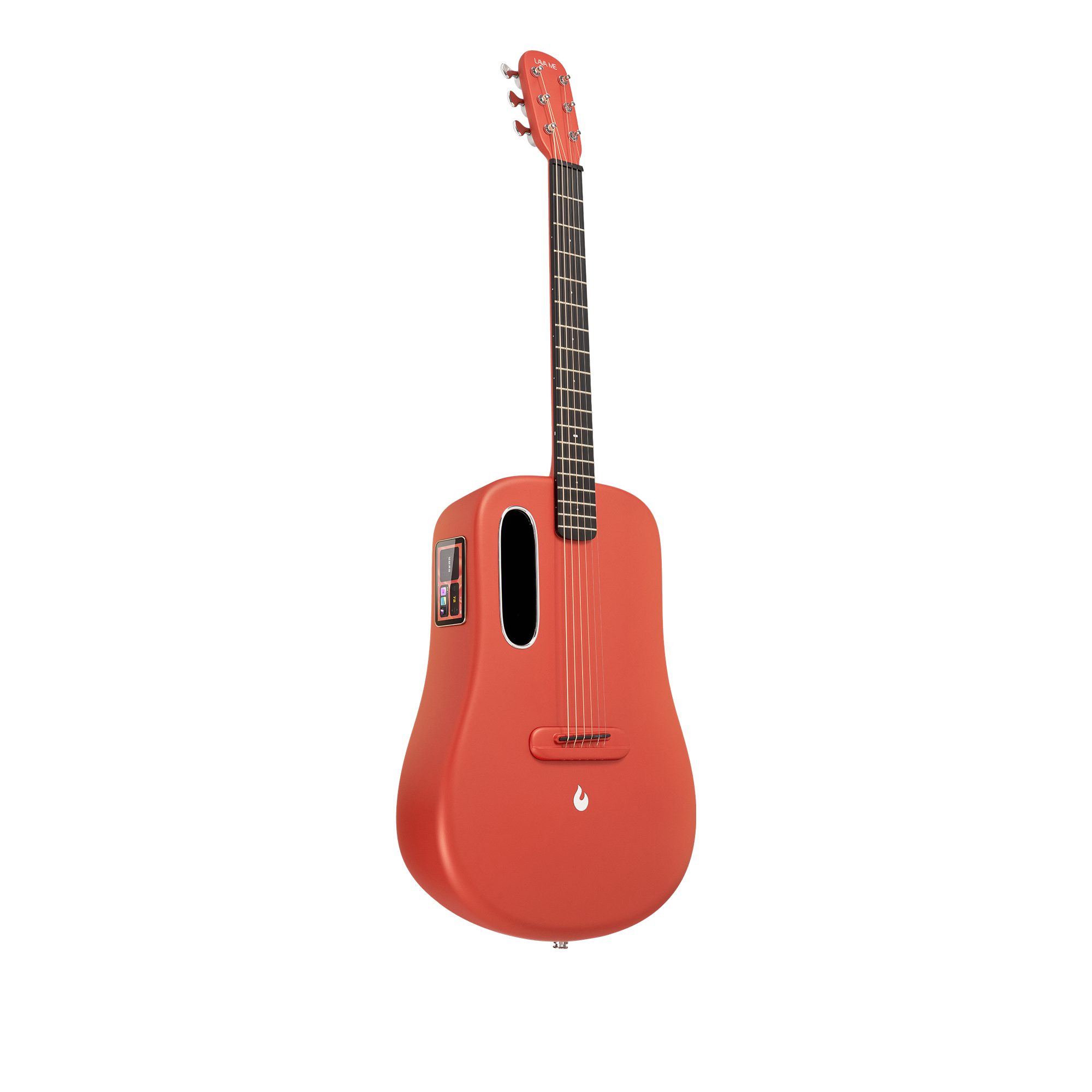 Lava Me 3 38inch Carbon Fiber Smart Guitar with Space Bag - Red