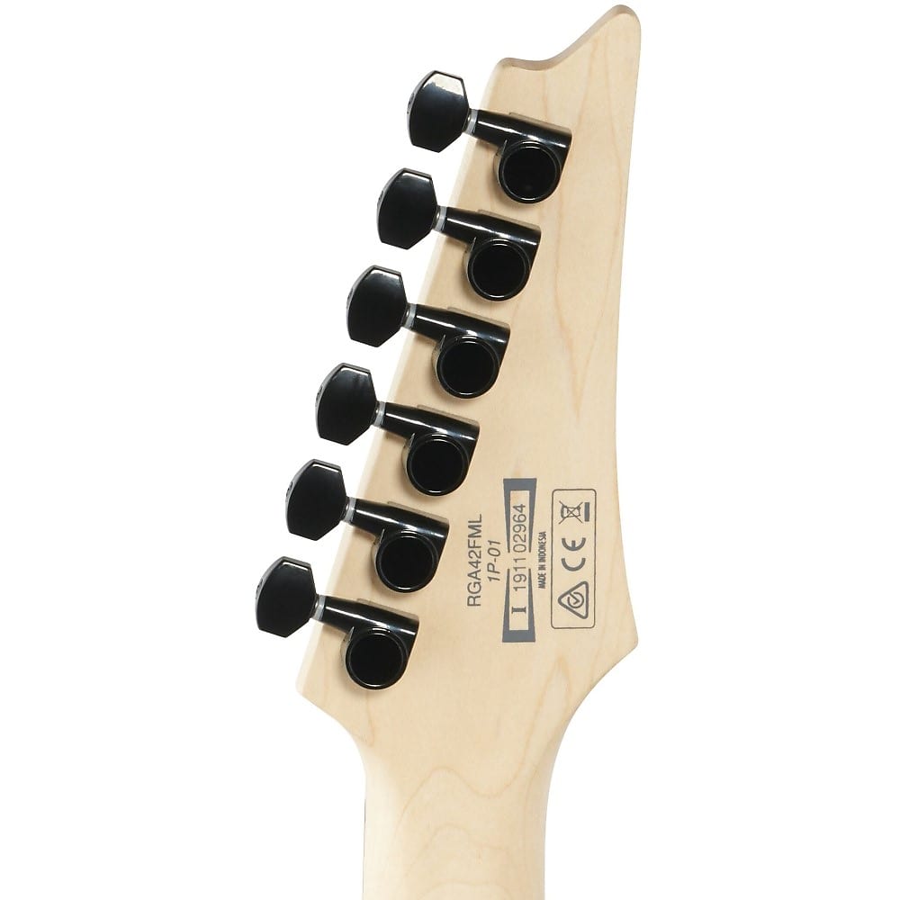 Ibanez Standard RGA42FML Left-handed Electric Guitar - Blue Lagoon Burst Flat |  IBANEZ |  ELECTRIC GUITAR |  Zoso Music