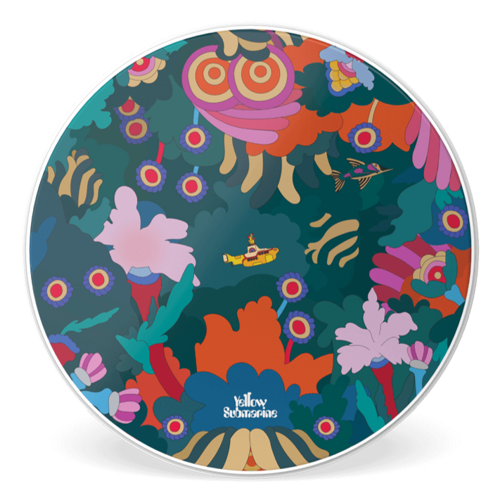 Evans Yellow Submarine Resonant Bass Drumhead, Under the Sea | Zoso Music Sdn Bhd