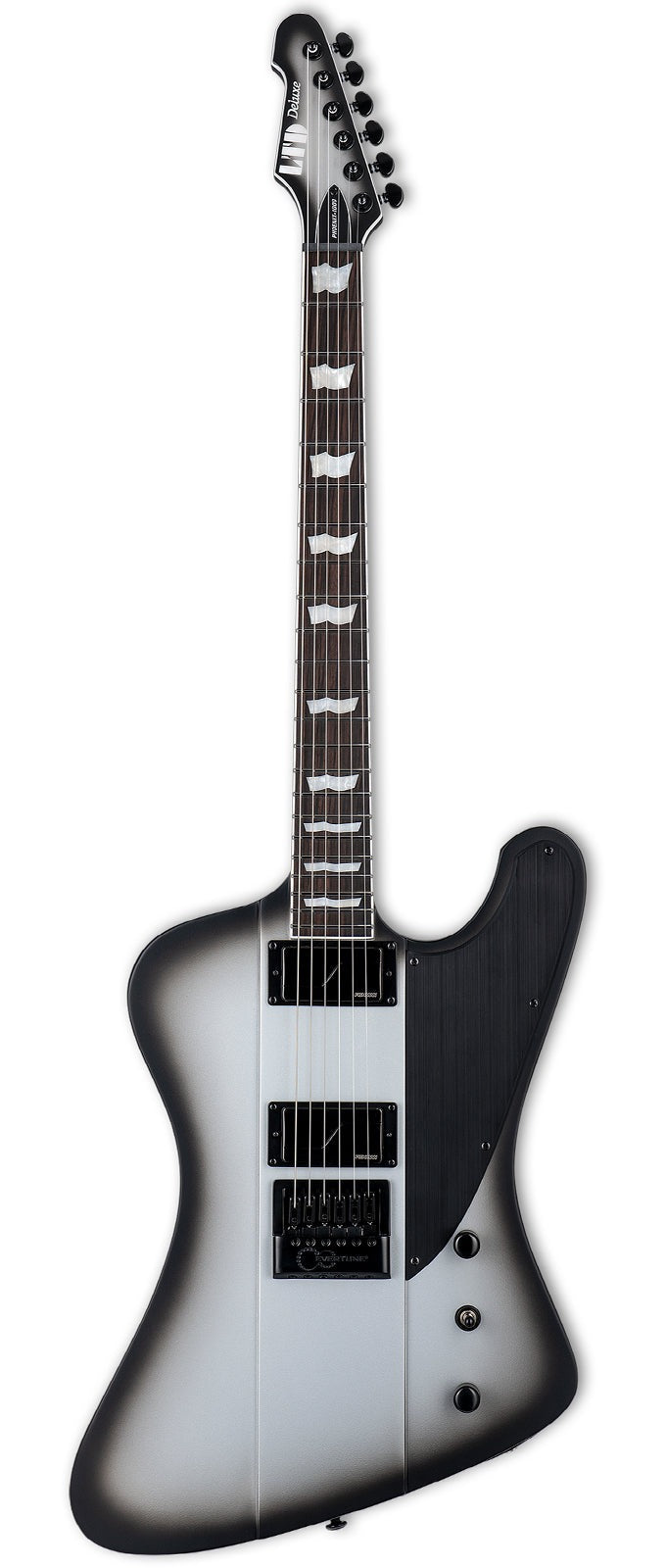 ESP LTD Phoenix-1000 EverTune Electric Guitar - Silver Sunburst Satin Zoso Music