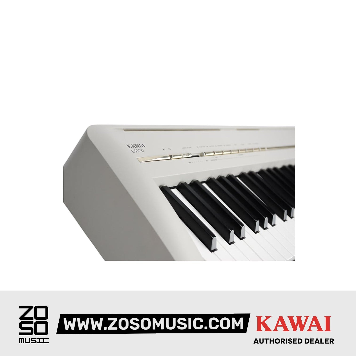 Kawai ES-120 88-key Digital Piano Set - Light Grey |  KAWAI |  PIANO-DIGITAL |  Zoso Music