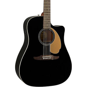 Fender Redondo Player Slope-Shouldered Acoustic Guitar, Jetty Black |  FENDER |  ACOUSTIC GUITAR |  Zoso Music