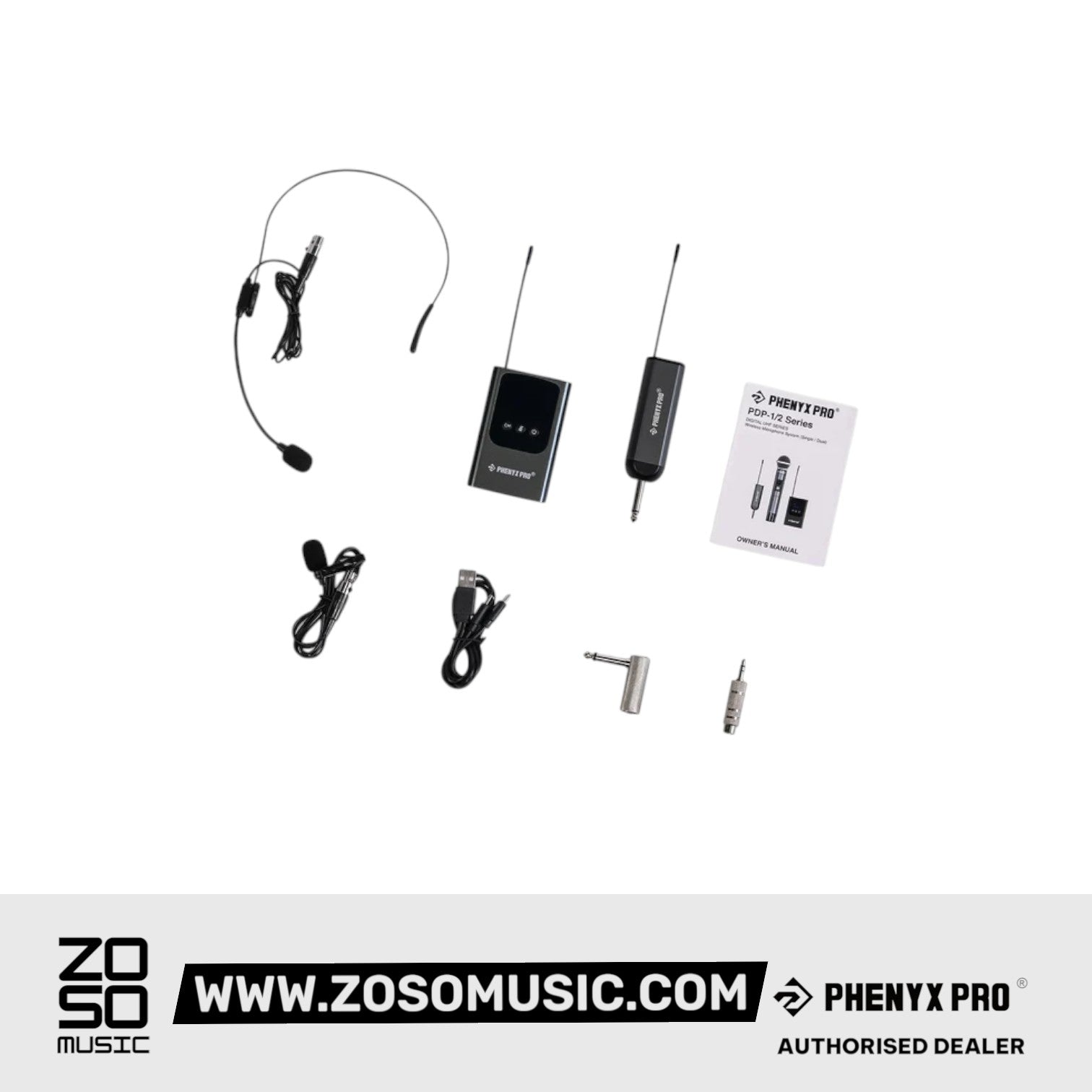 Phenyx Pro PDP-1-1B(900) Single Digital Portable Wireless Microphone System
