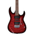 Ibanez Gio GRX70QA Humbucker Electric Guitar with HSH Pickup - Transparent Red Burst | Zoso Music Sdn Bhd