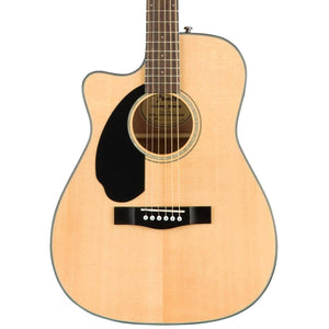 Fender CC-60SCE Concert Left-Handed Acoustic Guitar, Walnut FB, Natural |  FENDER |  ACOUSTIC GUITAR |  Zoso Music