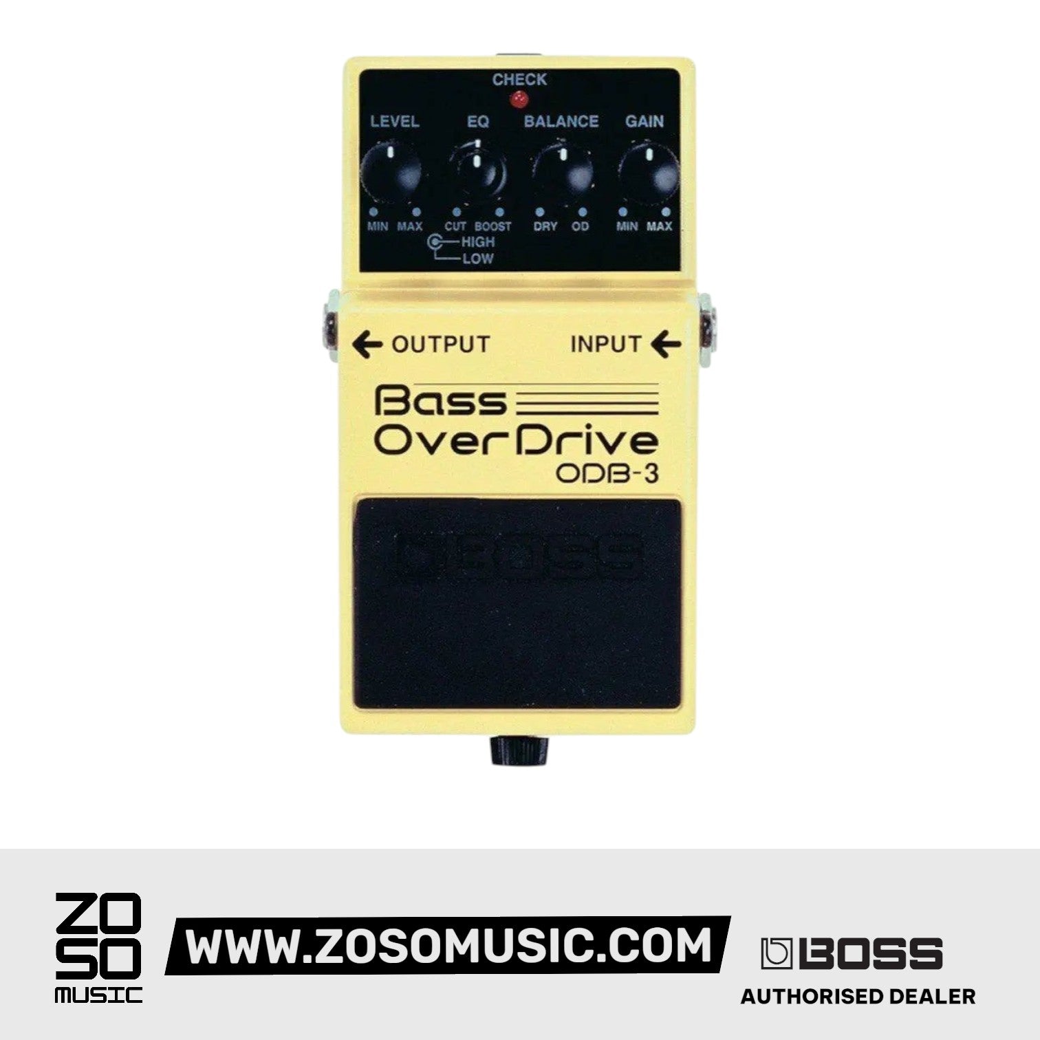 BOSS ODB-3 BASS OVERDRIVE PEDAL | BOSS , Zoso Music
