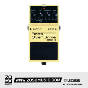 BOSS ODB-3 BASS OVERDRIVE PEDAL | BOSS , Zoso Music