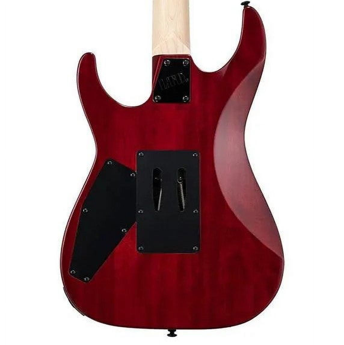 ESP LTD M-200FM Electric Guitar - See Thru Red |  ESP |  ELECTRIC GUITAR |  Zoso Music